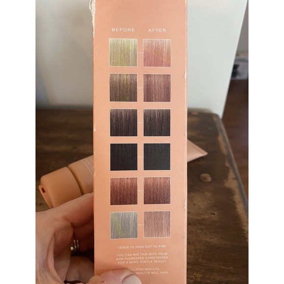 New Kristin Ess Color Depositing Conditioner Coral Rose 6.7 Fl Oz Semi-permanent - Picture 3 of 6